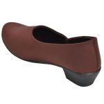 Women's Brown Colour Synthetic Leather Jelly Shoes