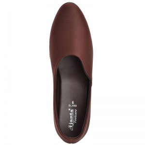 Women's Brown Colour Synthetic Leather Jelly Shoes