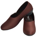 Women's Brown Colour Synthetic Leather Jelly Shoes