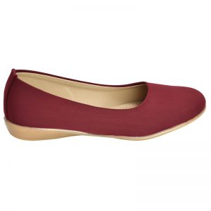 Women's Maroon Colour Synthetic Leather Jelly Shoes