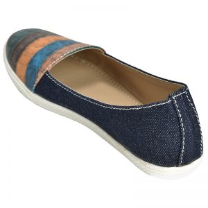 Women's Navy Blue Colour Synthetic Leather Jelly Shoes
