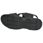 Men's Dark Blue Colour Synthetic Leather Sandals