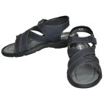 Men's Dark Blue Colour Synthetic Leather Sandals