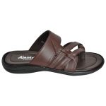 Men's Tan Colour Synthetic Leather Sandals