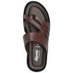 Men's Tan Colour Synthetic Leather Sandals