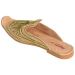 Men's Beige Colour Synthetic Leather Sherwani Jutti Shoes