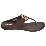 Women's Brown Colour Synthetic Leather Sandals