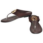 Women's Brown Colour Synthetic Leather Sandals