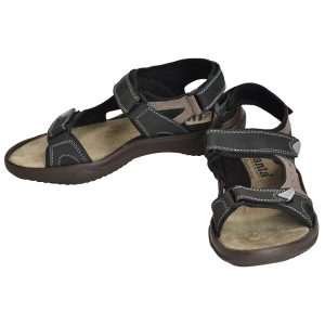 Men's Bottle Green Colour Polyester Sandals