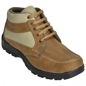 Men's Brown Colour Leather Hiking Boots