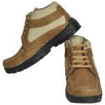 Men's Brown Colour Leather Hiking Boots