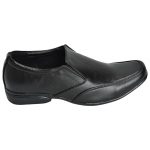 Men's Black Colour Synthetic Leather Mocassins