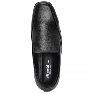 Men's Black Colour Synthetic Leather Mocassins