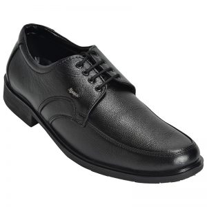 Men's Black Colour Synthetic Leather Brogues