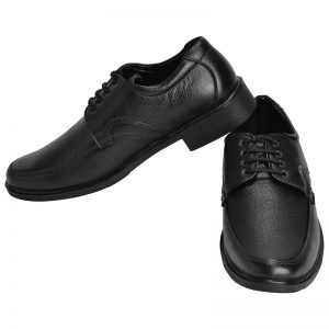 Men's Black Colour Synthetic Leather Brogues