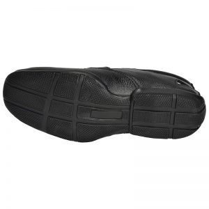 Men's Black Colour Synthetic Leather Peshawari Sandals
