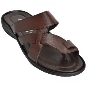 Men's Tan Colour Synthetic Leather Sandals