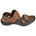 Men's Brown Colour Synthetic Leather Sandals