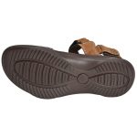 Men's Brown Colour Synthetic Leather Sandals