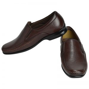 Men's Brown Colour Synthetic Leather Mocassins