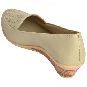 Women's White Colour Synthetic Leather Jelly Shoes