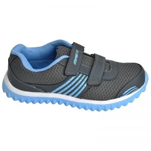 Women's Black & Blue Colour Synthetic & Mesh Sneakers