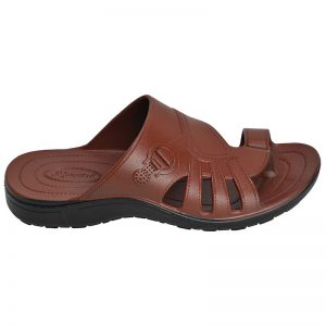 Men's Red Colour Rubber Sandals