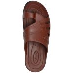 Men's Red Colour Rubber Sandals