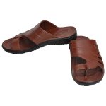 Men's Red Colour Rubber Sandals