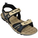 Kid's Beige Colour Synthetic Leather Sandals