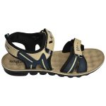 Kid's Beige Colour Synthetic Leather Sandals