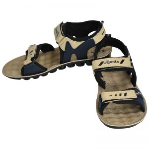 Kid's Beige Colour Synthetic Leather Sandals