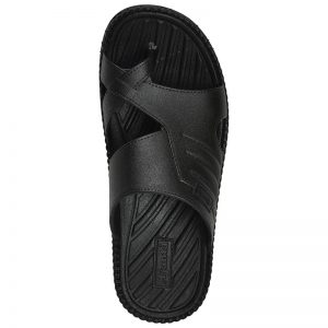 Men's Black Colour Rubber Sandals