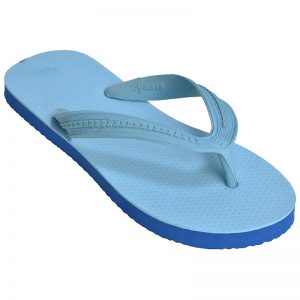 Women's Blue Colour Rubber Sandals