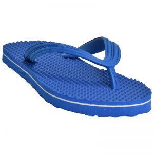 Women's Blue Colour Rubber Sandals