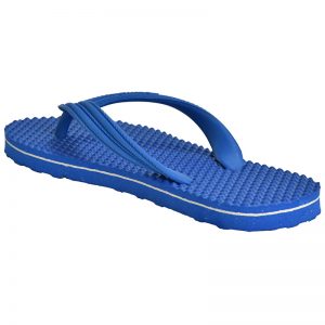 Women's Blue Colour Rubber Sandals