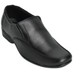 Men's Black Colour Synthetic Leather Mocassins