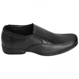 Men's Black Colour Synthetic Leather Mocassins