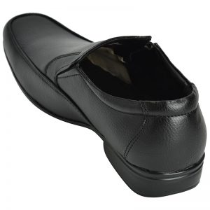 Men's Black Colour Synthetic Leather Mocassins