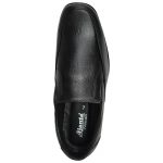 Men's Black Colour Synthetic Leather Mocassins