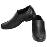 Men's Black Colour Synthetic Leather Mocassins