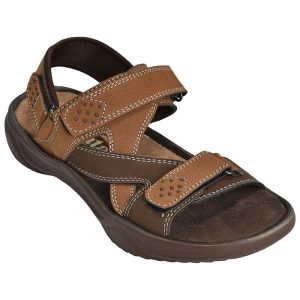 Men's Tan Colour Synthetic Leather Sandals