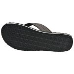 Men's Black Colour Canvas Flip Flops