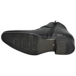 Men's Black Colour Genuine Leather Chukka Boots