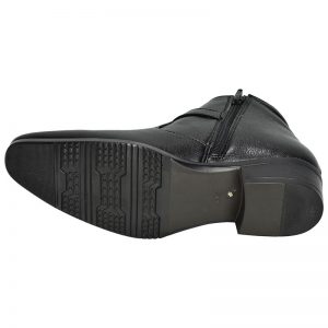 Men's Black Colour Genuine Leather Chukka Boots