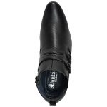 Men's Black Colour Genuine Leather Chukka Boots