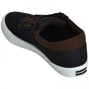 Men's Black Colour Canvas Canvas Shoes