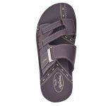 Men's Grey Colour Synthetic Leather Sandals