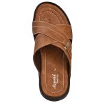 Men's Tan Colour Synthetic Leather Sandals