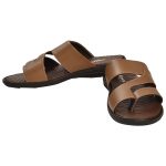 Men's Tan Colour Synthetic Leather Sandals